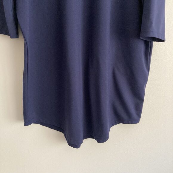 Tuckernuck Pomander Place Navy Sue Sweatshirt Dress Blue Tunic M/L Minimalist - Picture 5 of 9